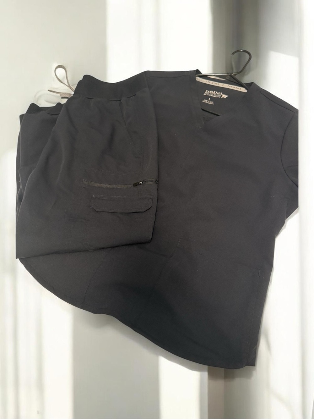 Fabletics Black Scrub Set